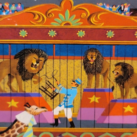 Mega puzzles Hometown collection "at the circus" 1000 piece puzzel. Bright fun - Picture 7 of 7